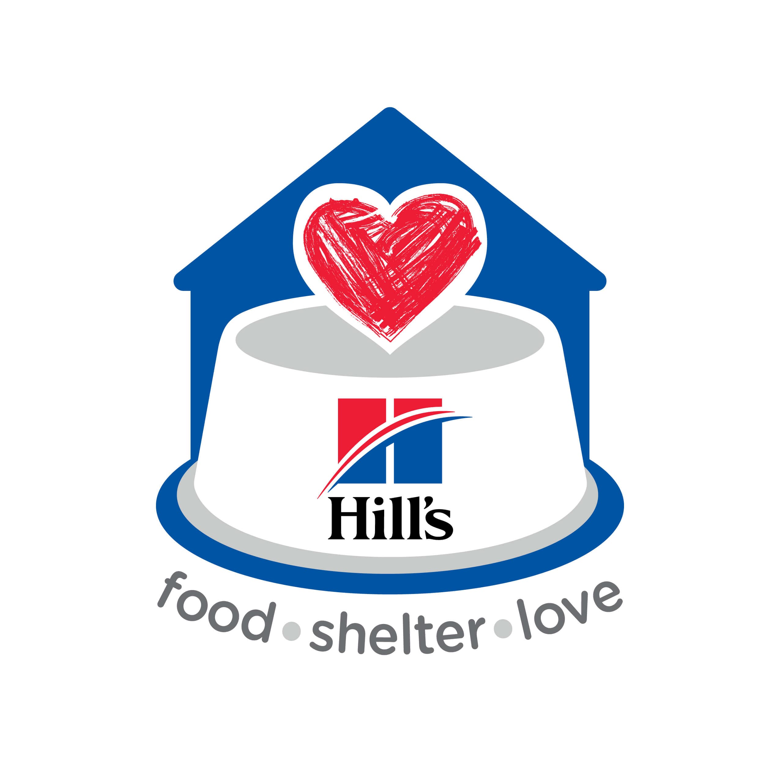 Hill's Pet Nutrition Food, Shelter & Love logo